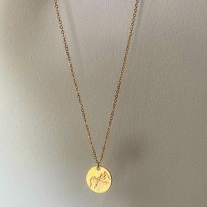 Gold Pinky Promise Necklace